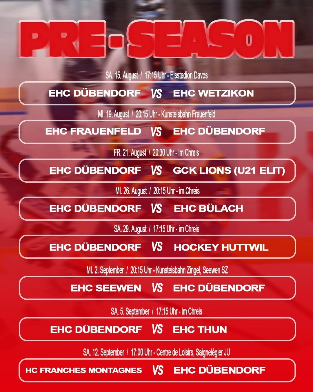 Pre-Season 2026/27